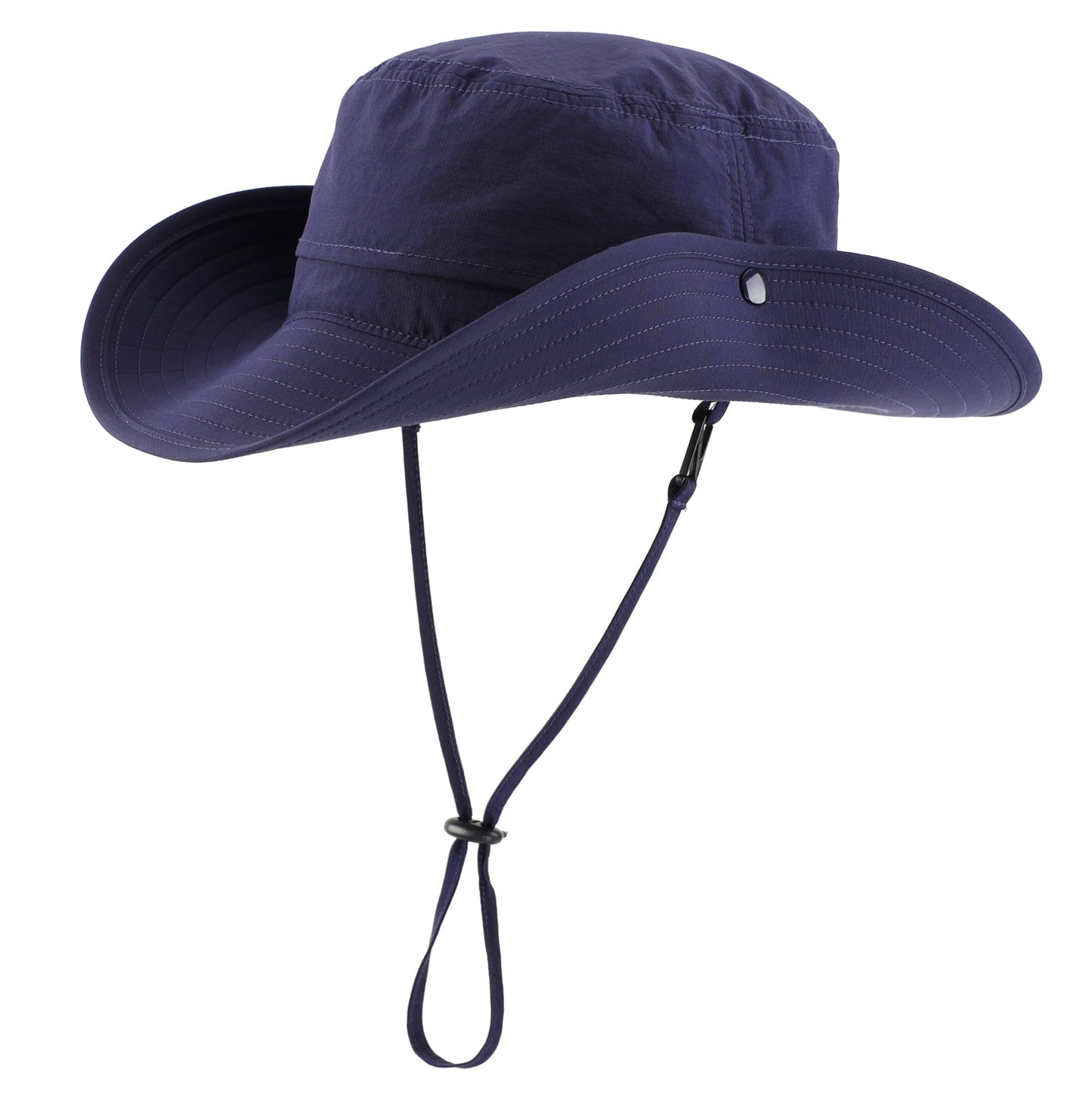 Connectyle UPF 50+ UV Protection Sun Hat for Men Women Waterproof Bucket Hat for Fishing Hiking Camping Safari Hat Navy Blue