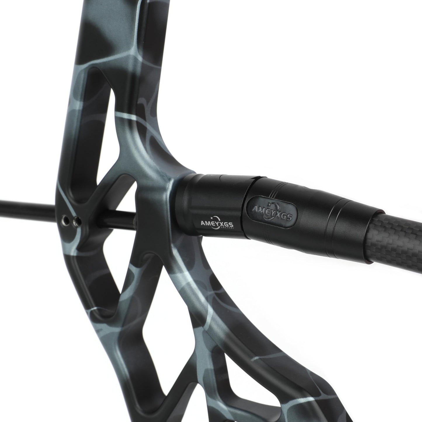 AMEYXGS Archery Quick Disconnect Matte Black 0/5/8/10 Degree for Compound&Recurve Bow Stabilizer Hunting or Target Practice (8 Degree)
