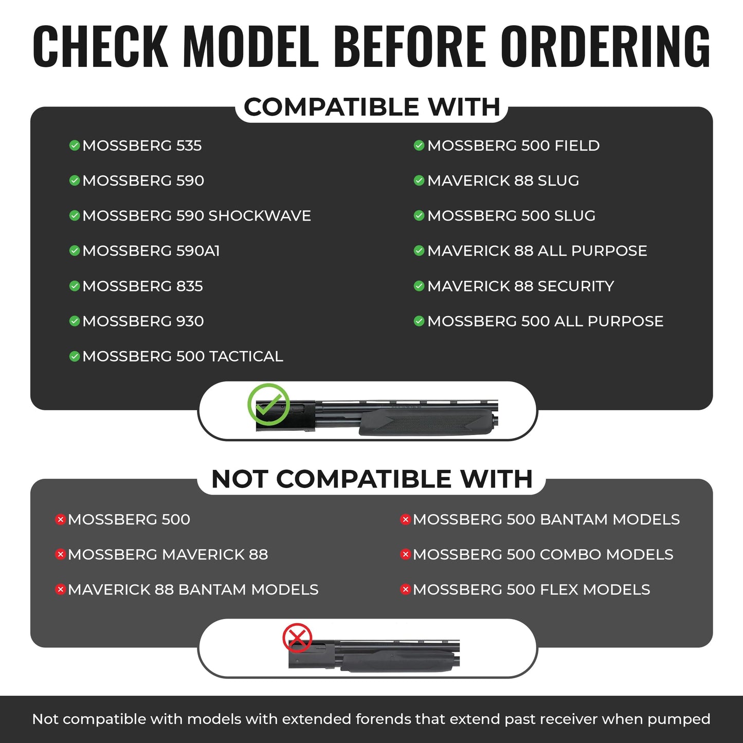 Combo of 2 | Side Saddle Shutgun Shell Holder V2 & Reflex Sight Red Green Reticles with Weaver Picatinny Rail Mount, Compatible with Mossberg 500/590/Shockwave Series Shutguns