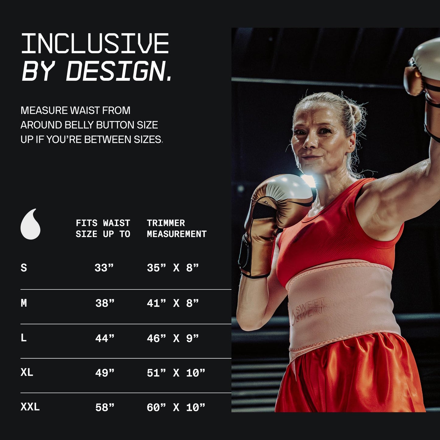 Sports Research Sweet Sweat Waist Trimmer (Core Series) - Premium Sweat Enhancing Fitness Band for Women & Men - Adjustable Fit · Latex-Free Neoprene - Matte Grey, Large