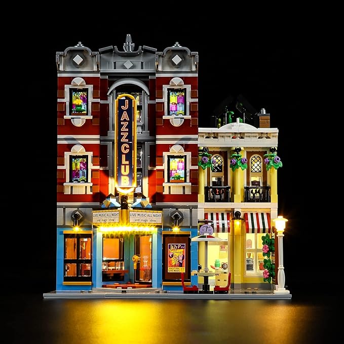 Lightailing Light for Lego- 10312 Jazz-Club - Led Lighting Kit Compatible with Lego Building Blocks Model - NOT Included The Model Set