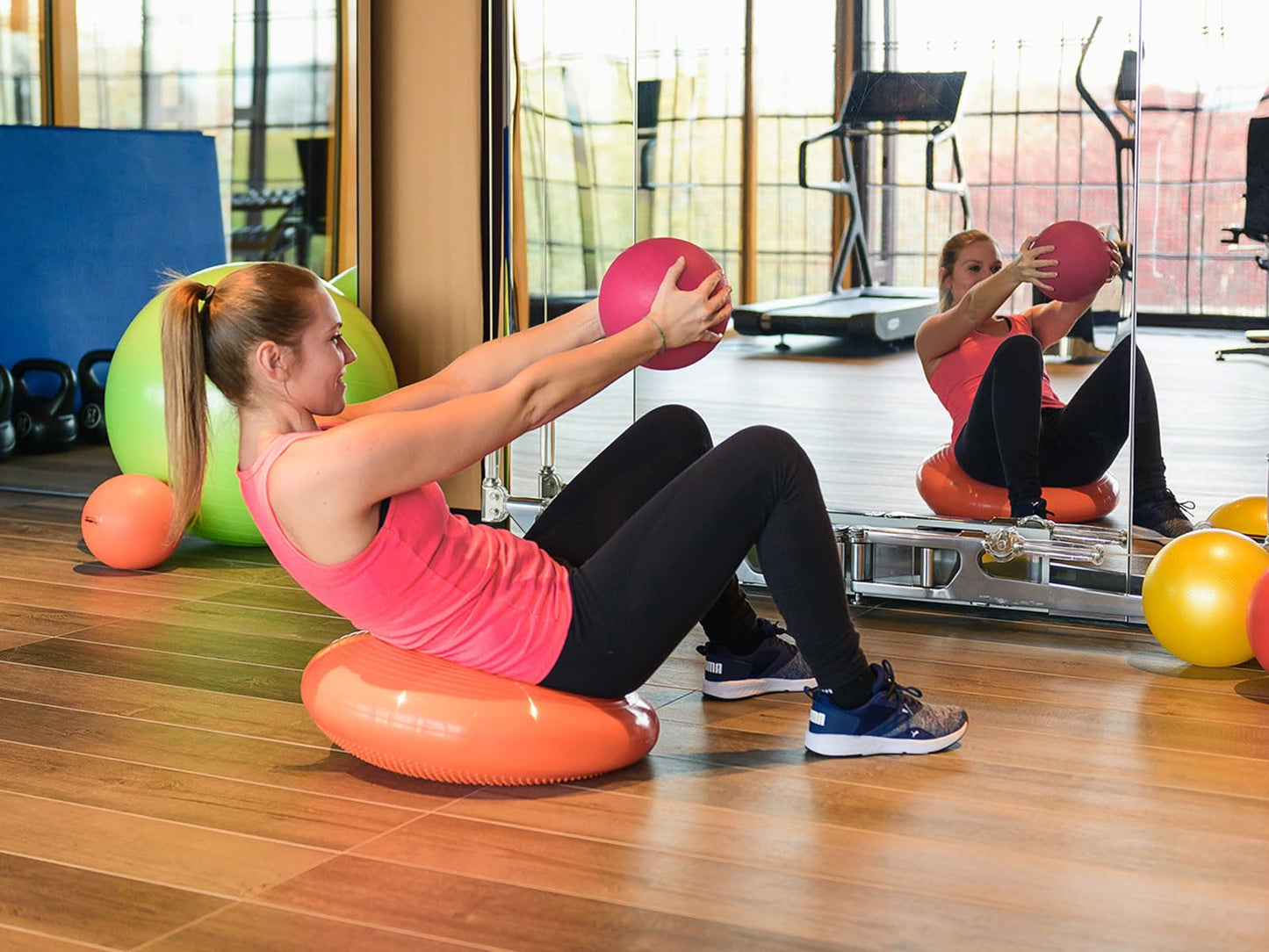 Gymnic Heavy MED 4 - Magenta Vinyl Recreational Exercise Ball