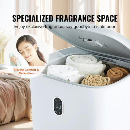 VEVOR Towel Warmers for Bathroom, Towel Warmer Bucket Auto Shut Off for Spa Fits up to 3 Oversized Towels, Blankets, Clothes, Bathrobes, PJ's and More