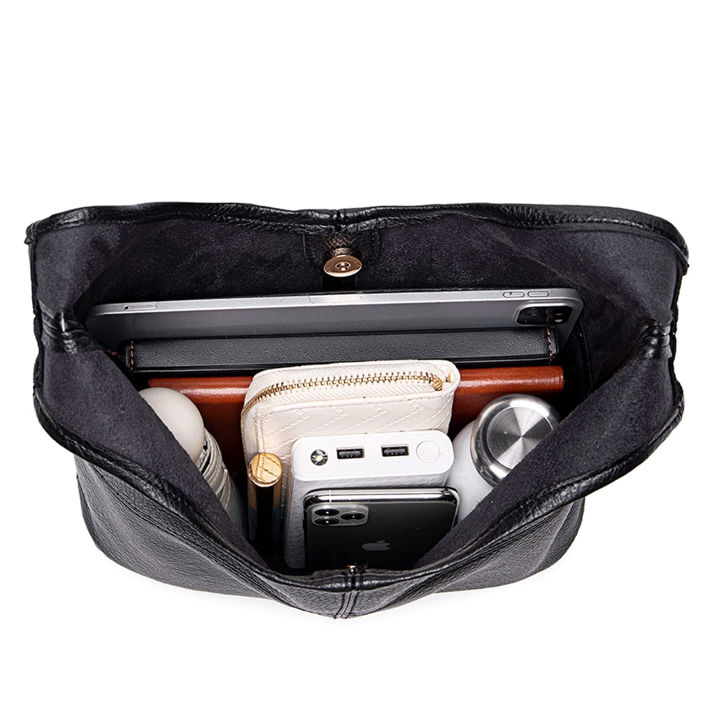 Montana West Hobo Bags for Women Ultra Soft Foldable Shoulder Bag Purse with Coin Purse,MWC2-122BK