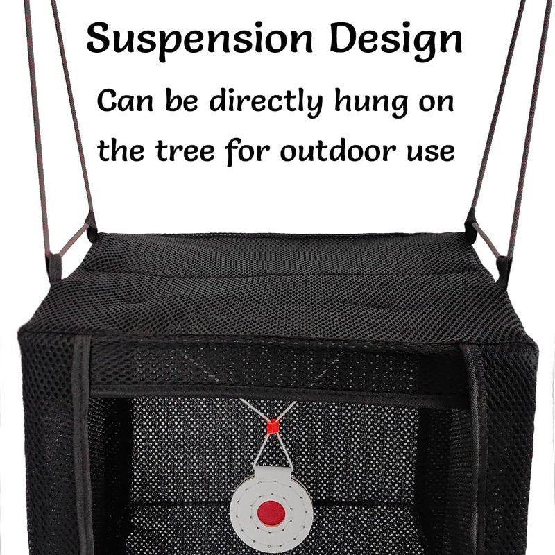 Target Box Practice Game - Wear-Resistant Anti-Slingshot Bulls Eye Silencer | Ideal for Competitive Shooting