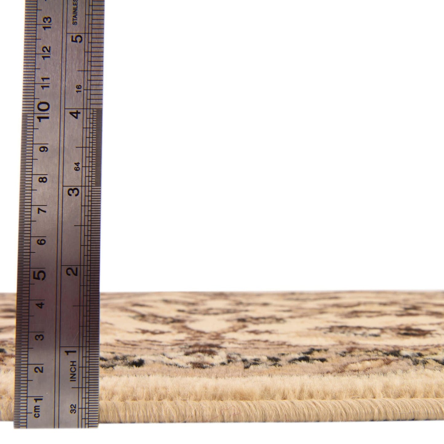 Unique Loom Sialk Hill Collection Area Rug - Washington (5' 3" x 8' Rectangle Ivory/Black)