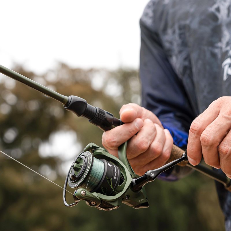 KastKing Spartacus II Spinning Fishing Reel Combo,6'2" ML,2000 Reel