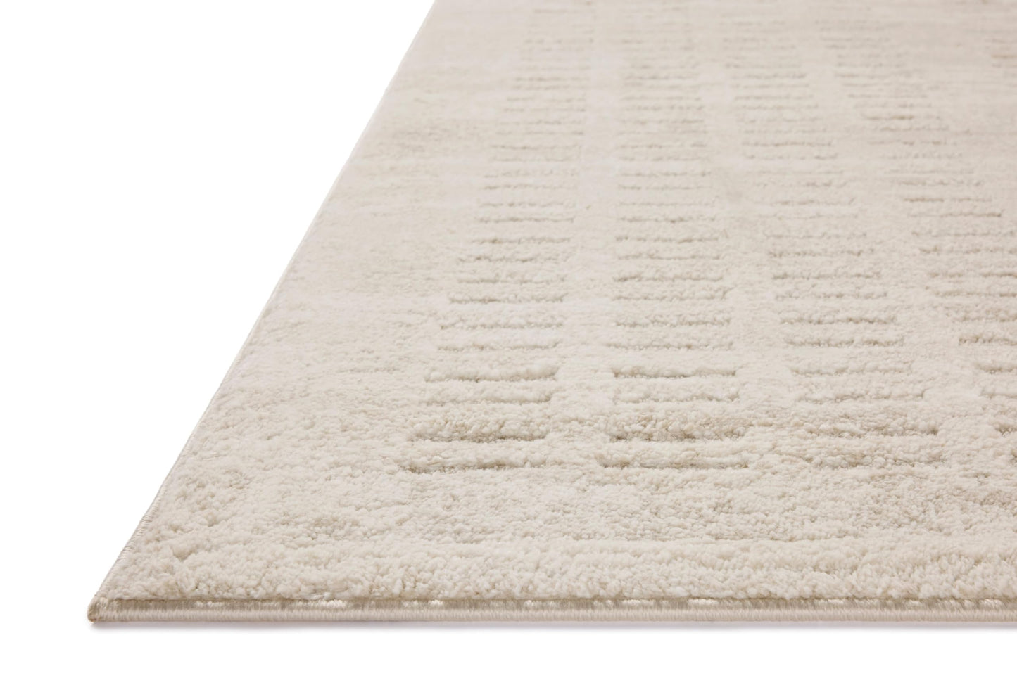 Loloi Amber Lewis Monty Collection MOT-03 Ivory/Beige 5'-3" x 7'-6", .50" Pile Height, Accent Rug