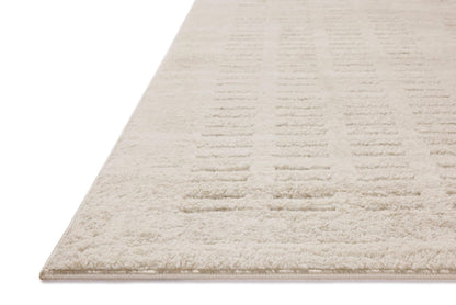Loloi Amber Lewis Monty Collection MOT-03 Ivory/Beige 5'-3" x 7'-6", .50" Pile Height, Accent Rug