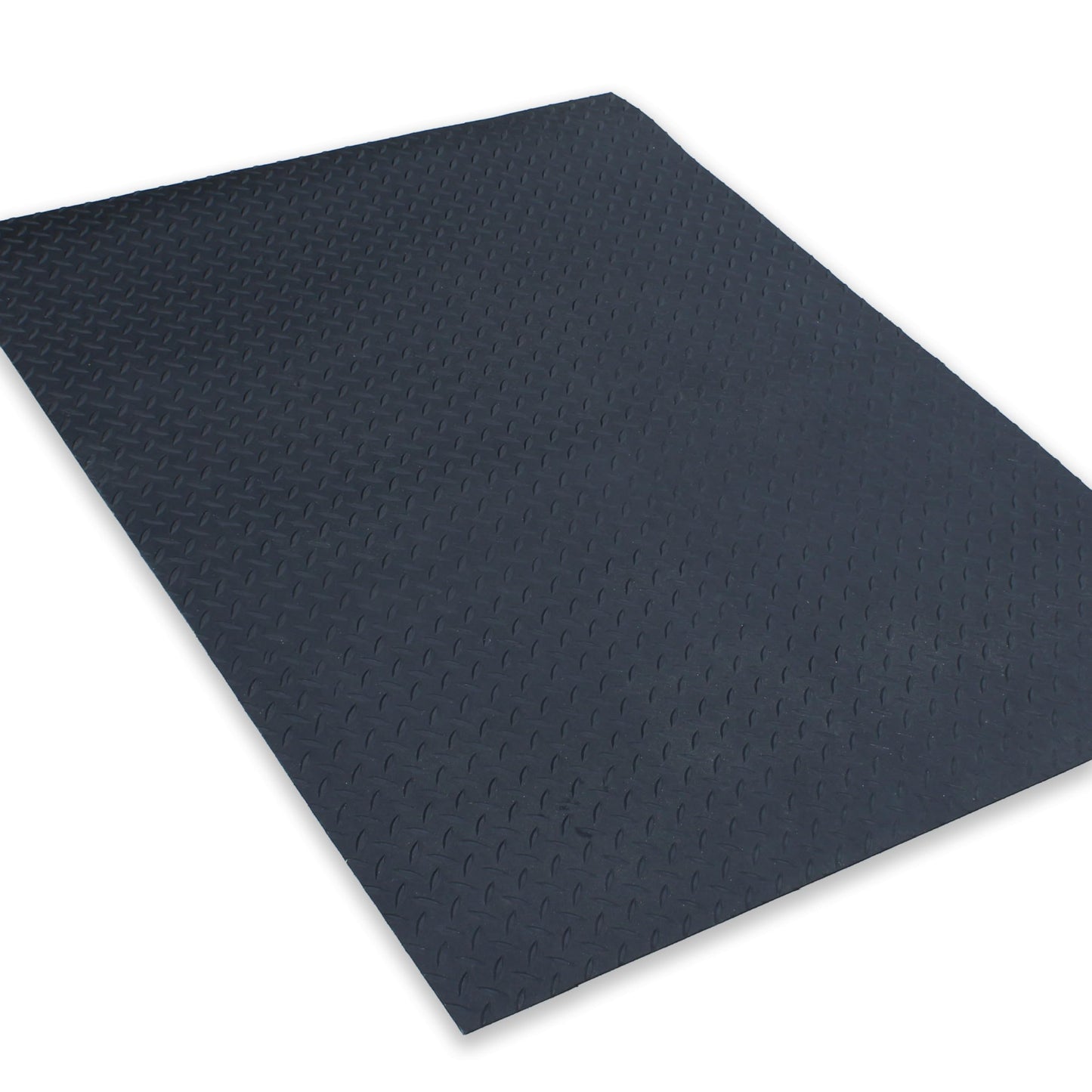 EnviroFlex VanDeck Universal Fit Cargo Van Floor Liners - 4mm x 60" W x 123" L Diamond Plate - Heavy Duty, Cut to Fit Rubber Floors, Protect Floors