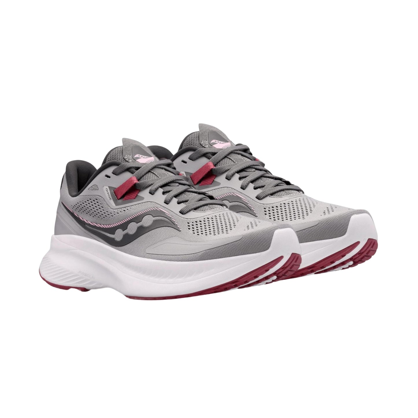 Saucony Women's Guide 15 Running Shoe, Alloy/Quartz, 12 Wide