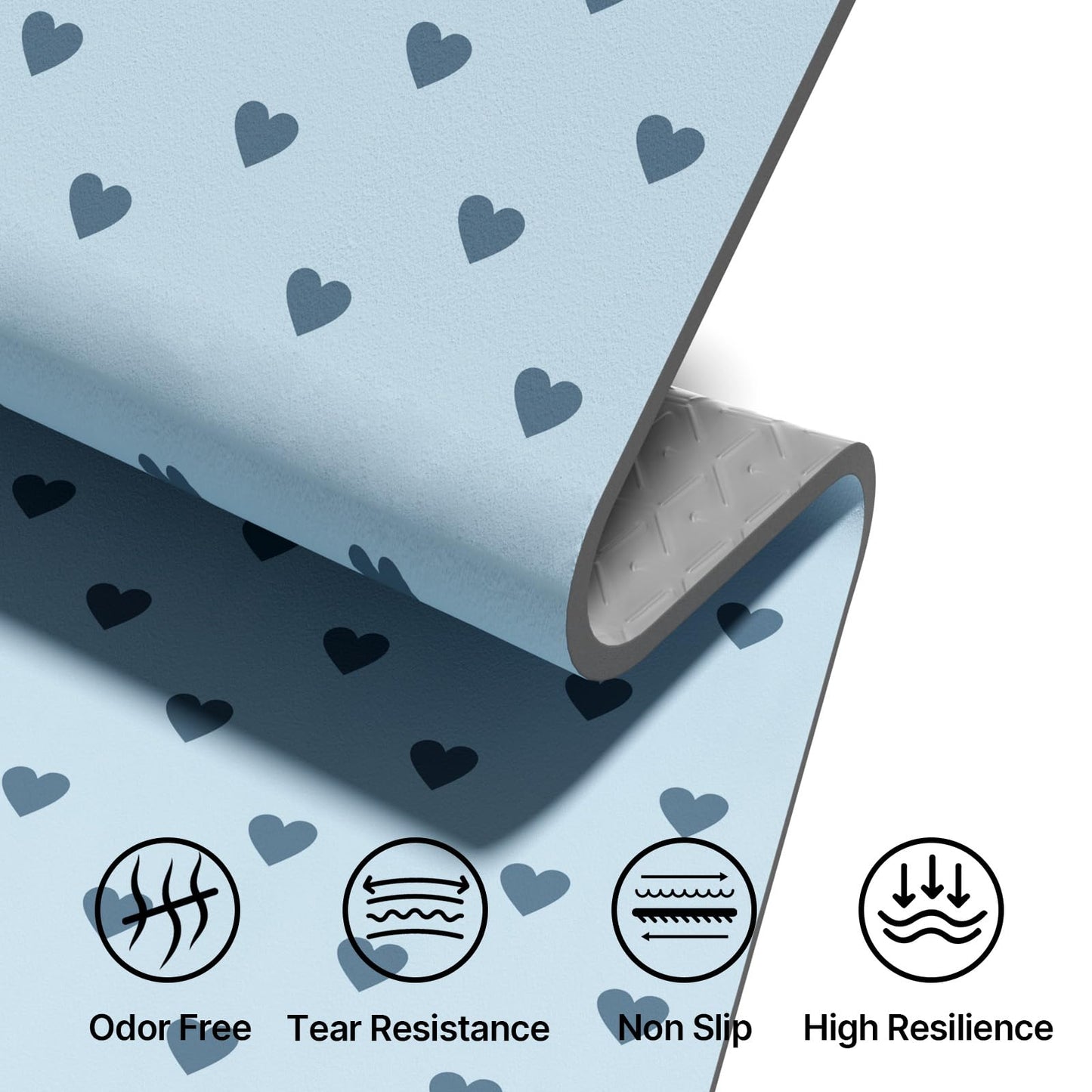 ILILI Yoga Mat 10mm Thick, Suede&TPE Exercise Mat, 76"L*28"W Extra Long, 0.4 Inches Soft and Comfortable, 193*70cm Fitness Mat with Strap, Portable for Yoga, Pilates, Floor Exercise, Home and Outdoor Use, Eco Friendly (Blue)