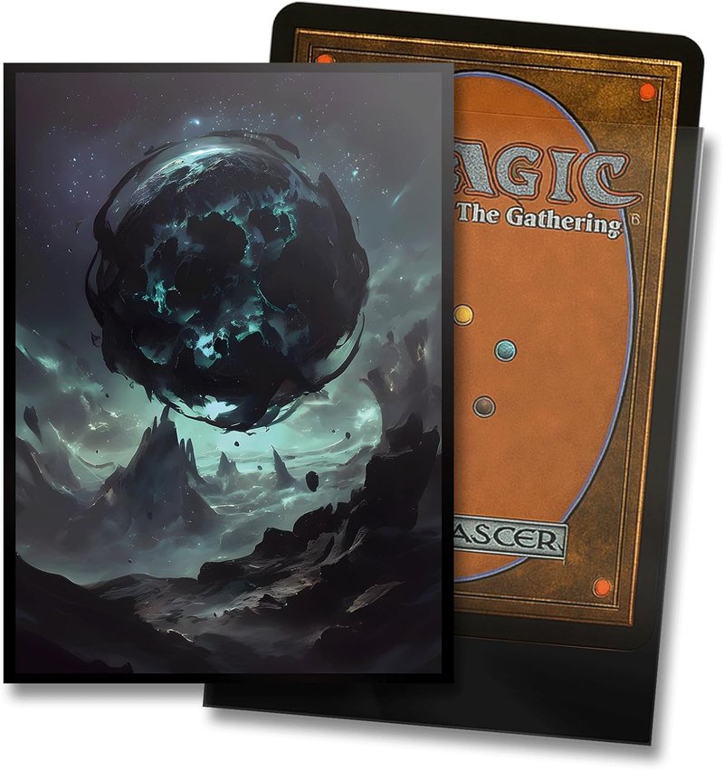 MTG Card Sleeves - Swamp | Ultra Clear Front & Matte Back, 100 Count Standard Size for Magic The Gathering
