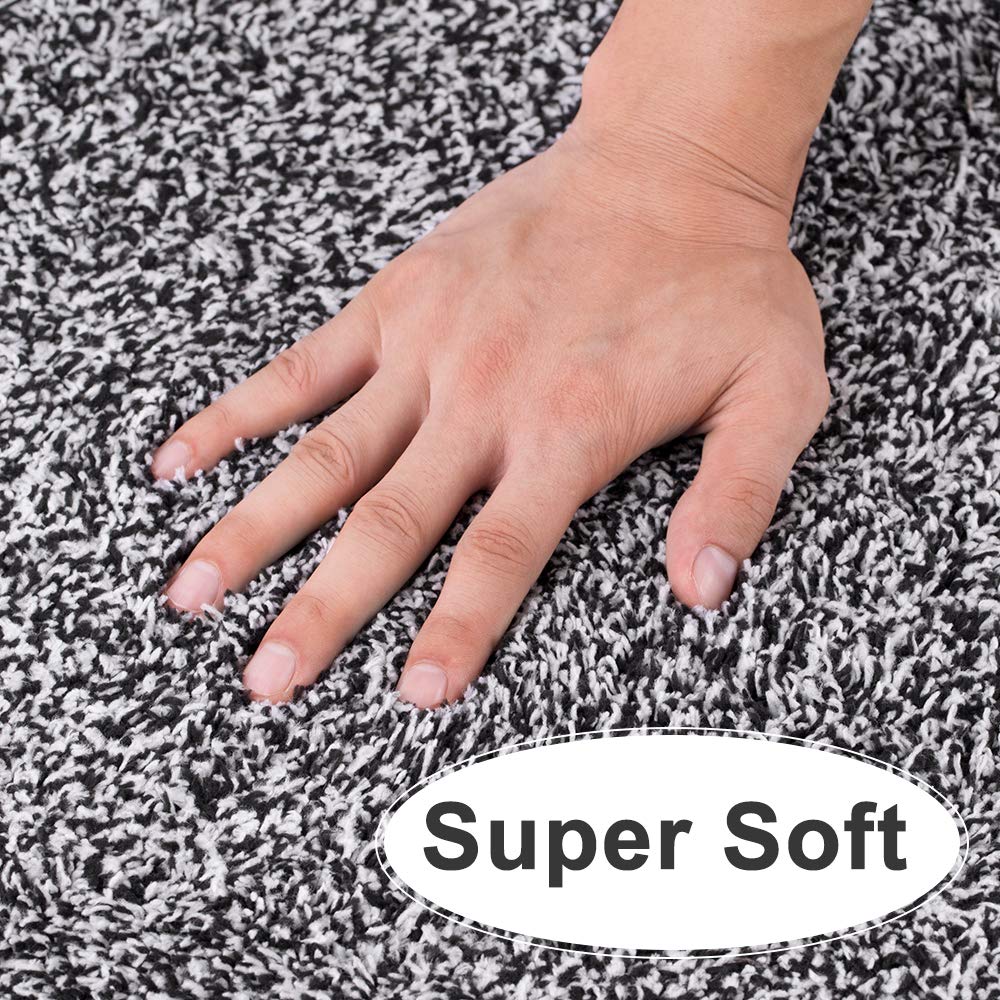 BEAU JARDIN Doormat Super Absorbent Mud Front Door Mat 36"x24" Latex Backing Non Slip for Front Inside Dirt Trapper Mats Cotton Entrance Shoes Scraper Washable