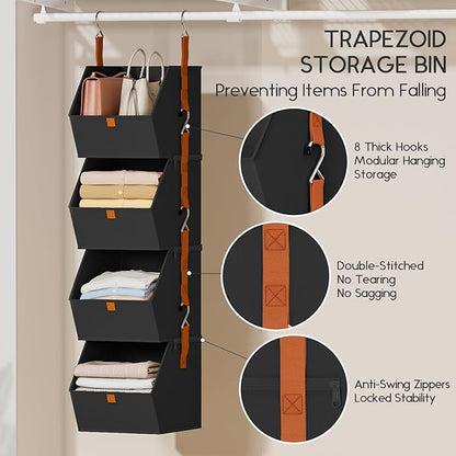 Hanging Closet Organizer 4 Tier