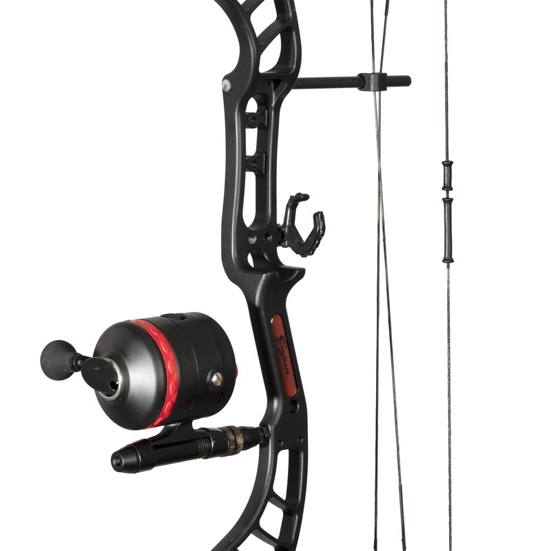 Cajun Bowfishing Shore Runner EVS Bowfishing Bow with Spin Doctor Reel