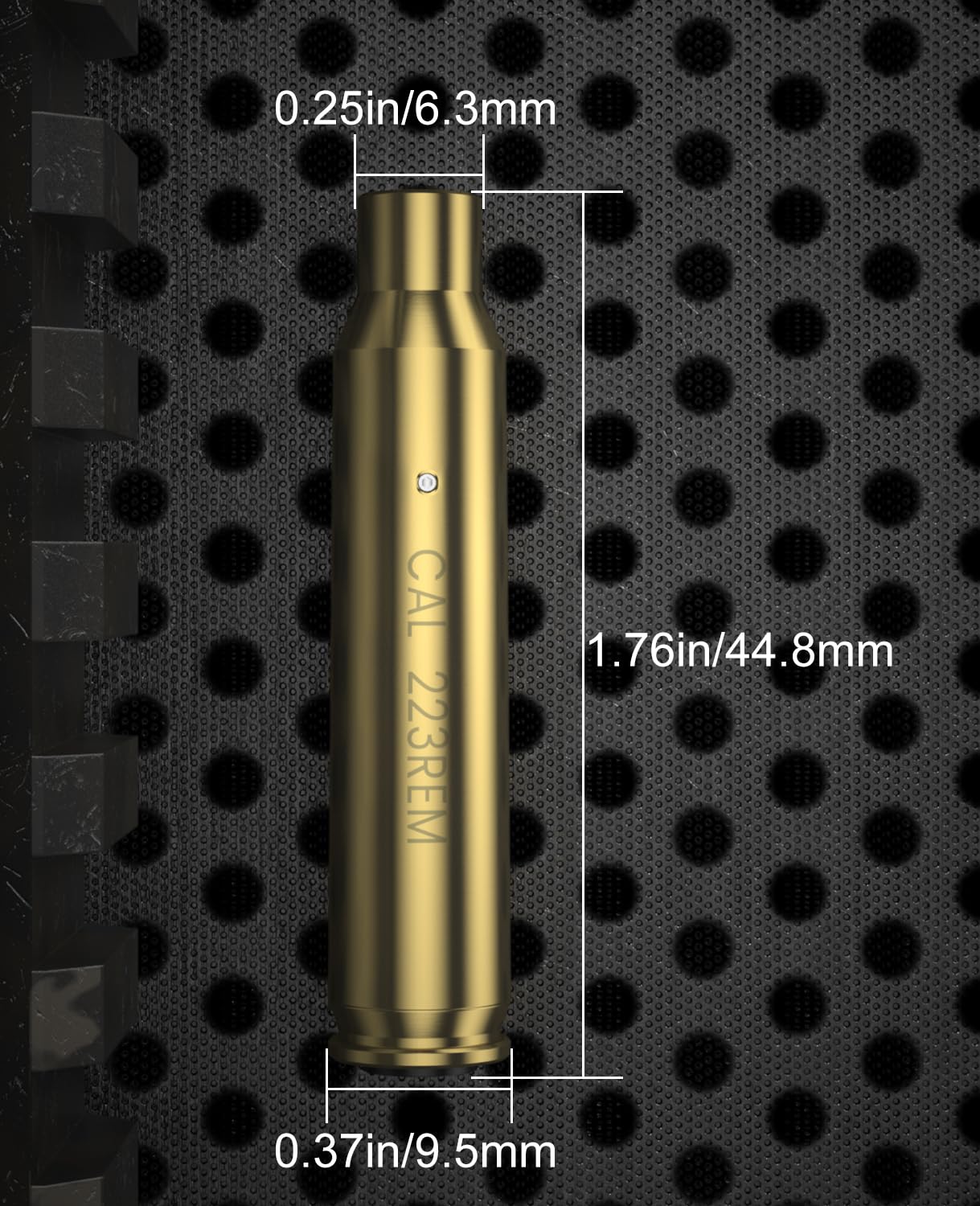 Feyachi Red Bore Sighting Laser 223 5.56mm Switch Design Laser Boresighter with 3 Sets of Batteries
