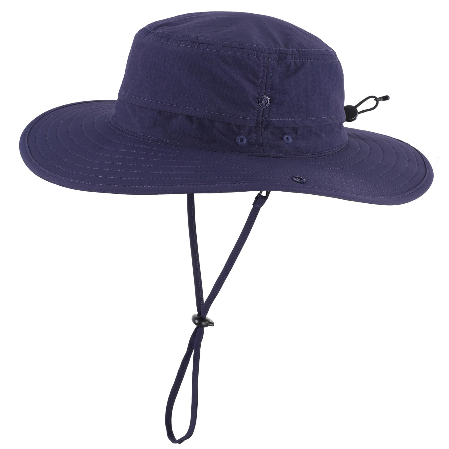 Connectyle UPF 50+ UV Protection Sun Hat for Men Women Waterproof Bucket Hat for Fishing Hiking Camping Safari Hat Navy Blue