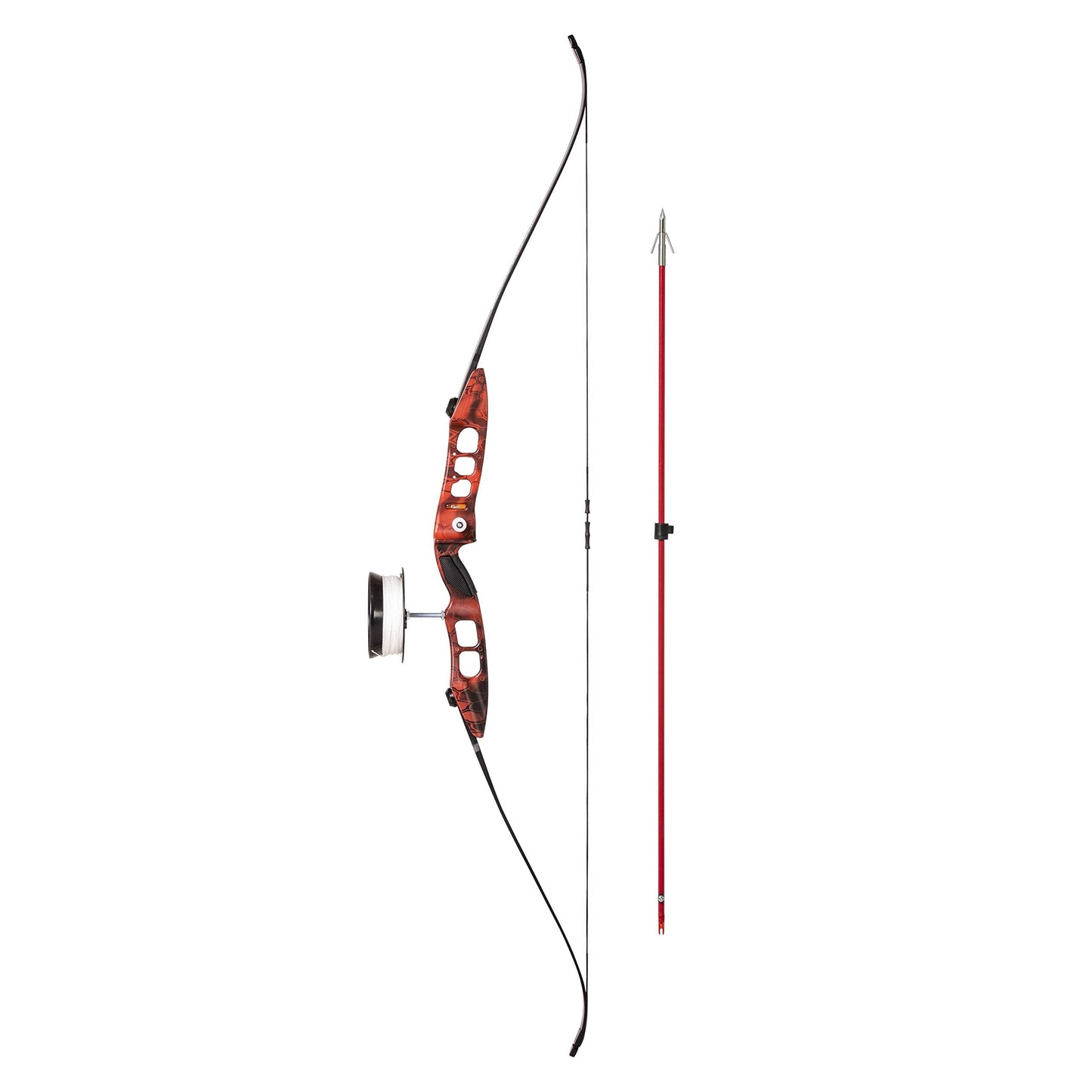 Cajun Bowfishing Fish Stick RTF Kit Bow, Ready-to-Fish Package, 56" Long, Draw Weight Peak of 45lbs, Extreme Durability, Maximum Performance