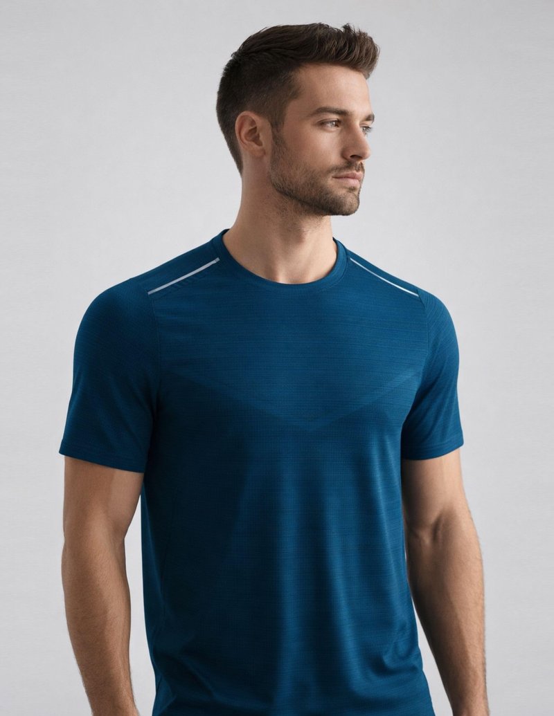 5 Pack Men’s Active Quick Dry Crew Neck T Shirts | Athletic Running Gym Workout Short Sleeve Tee Tops Bulk (Set 20, Large)