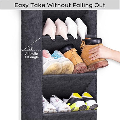 SLEEPING LAMB Over The Door Shoe Organizer