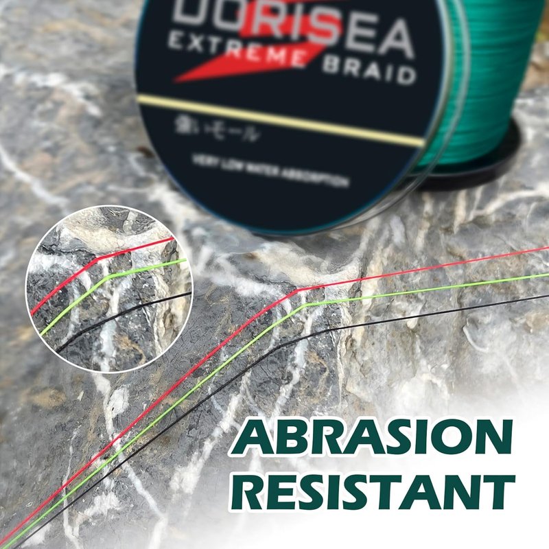 Extreme Braid 100% PE Grey Braided Fishing Line | Abrasion-Resistant, 6-550 lb Test, 109-2187 Yards
