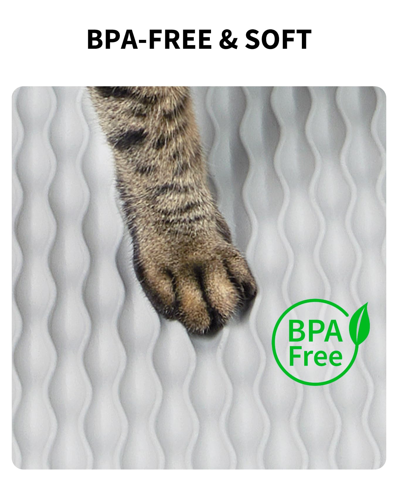 PETKIT Replaced Cat Litter Box Mat for PUROBOT Ultra/PUROBOT MAX PRO/PURAMAX 2 Automatic Cat Litter Box, Waterproof Anti-Slip Sensor Pad (Gray)