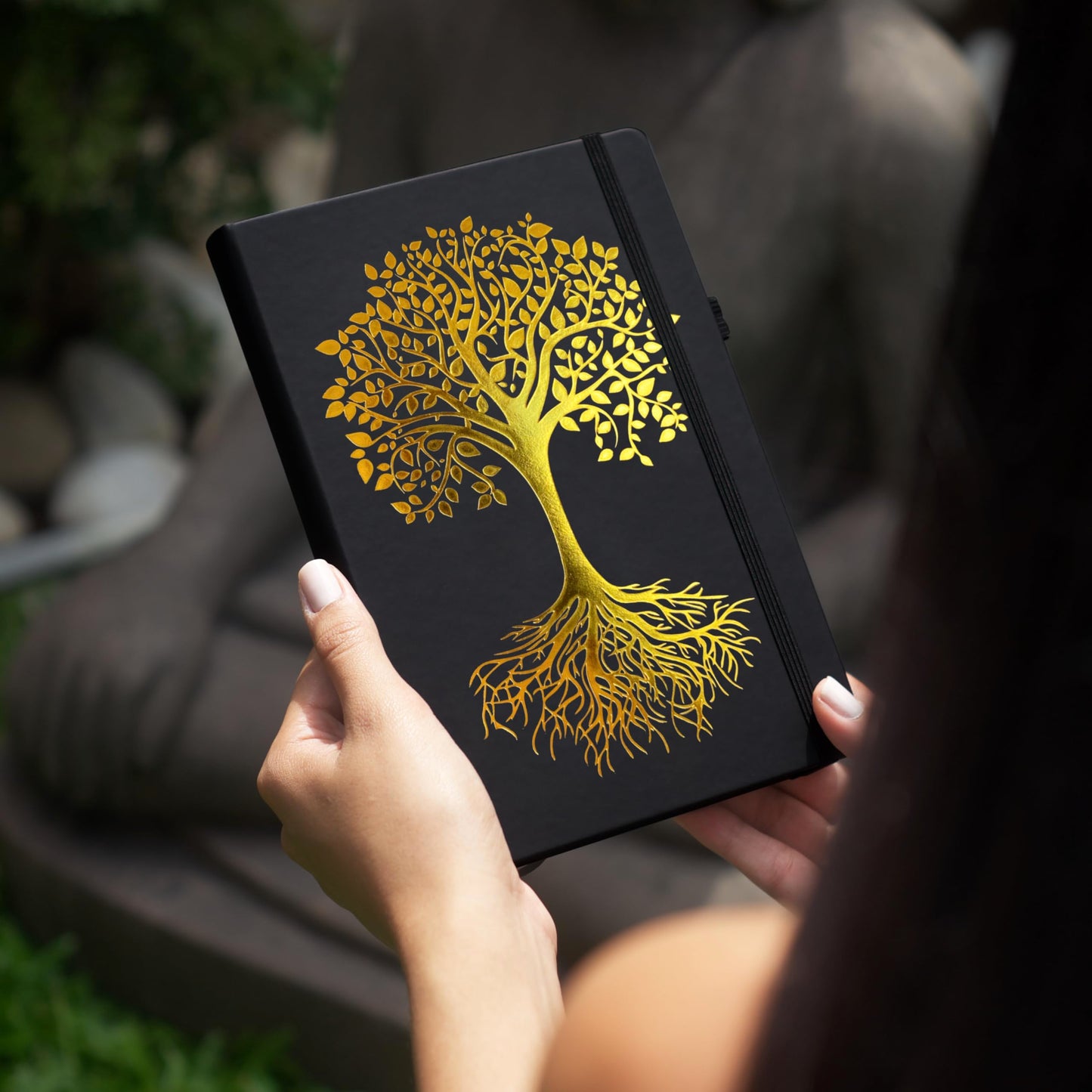 Veway Tree of Life Journal and Pen Gift Set - Vegan Leather Journal with Pen - Professional Diary for Women or Men - A5 Hardcover Fancy Notebook Gift Set - Index & 224 Lined Pages