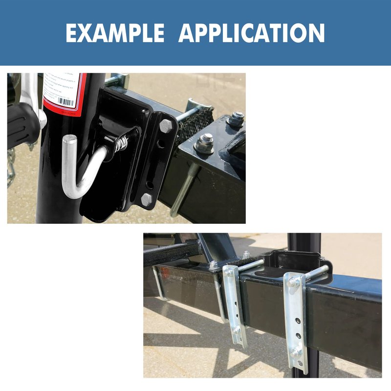 Aukayne Boat Trailer Jack with Wheel Swivel- 2000 LBs 12" Lift Heavy Duty