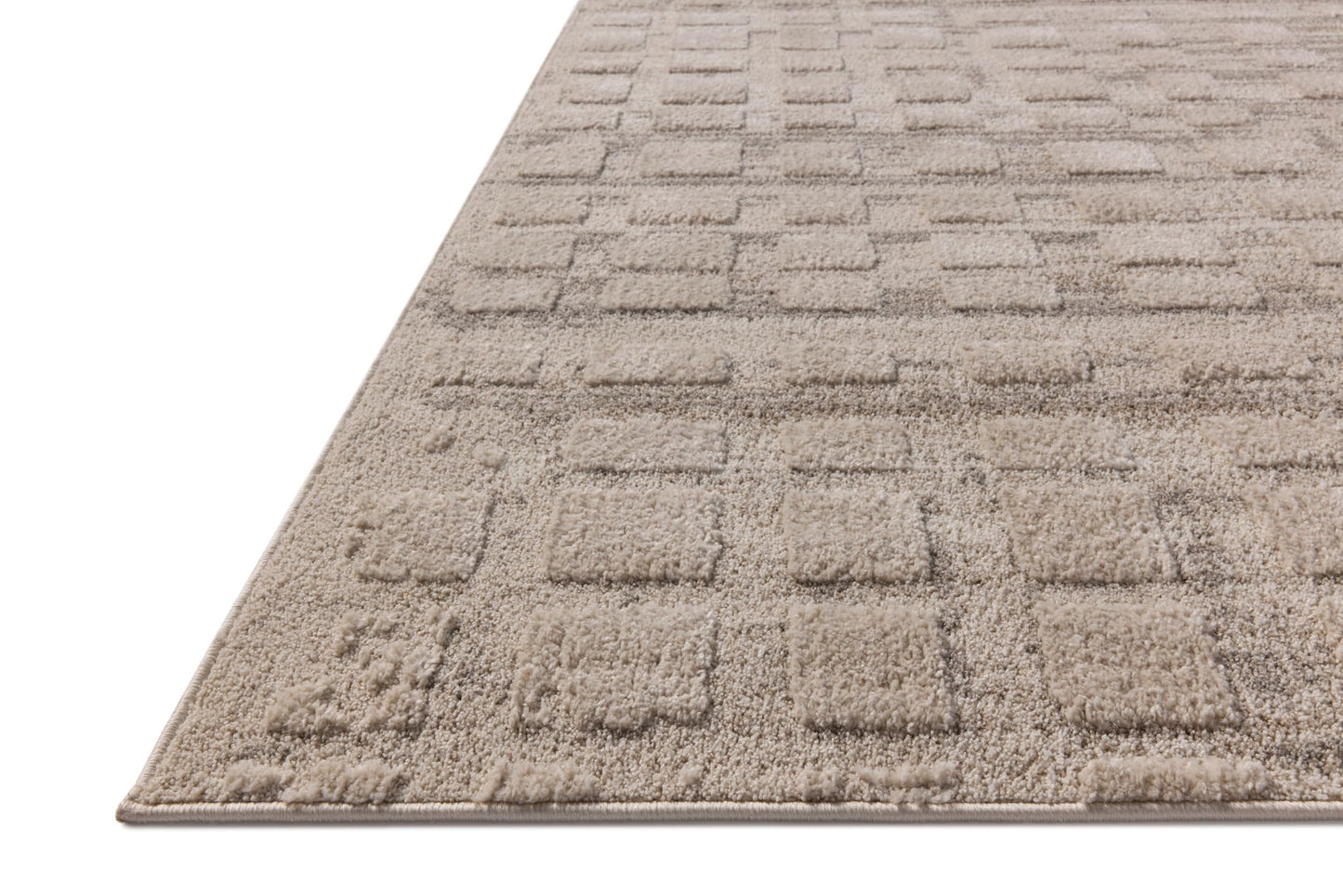 Loloi Amber Lewis Monty Collection MOT-06 Pebble/Beige 6'-7" x 9'-3" Area Rug