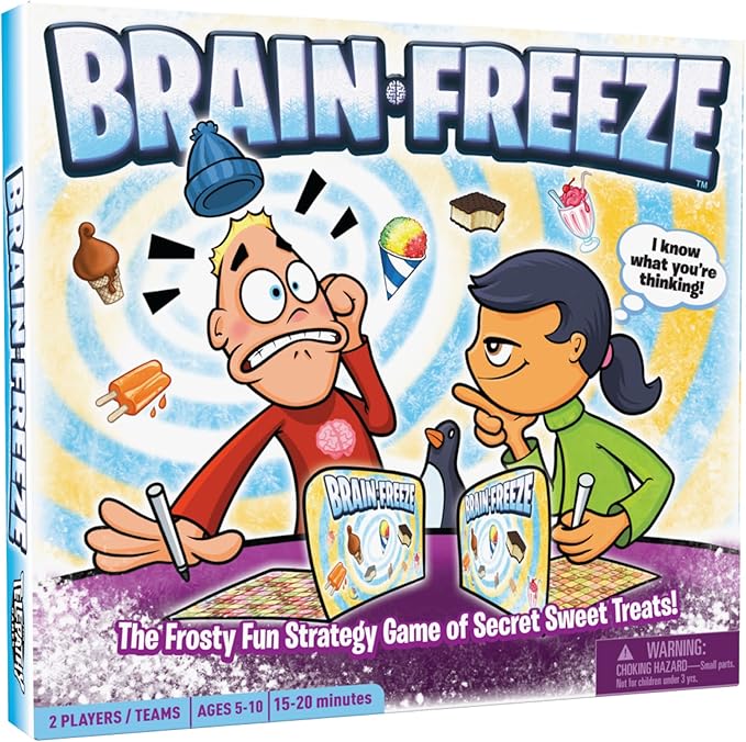 Brain Freeze™ Board Game – Fun Memory Game for Kids &amp Families Educational Toys &amp Learning Game Logic &amp Deduction Challenge Ages 5+