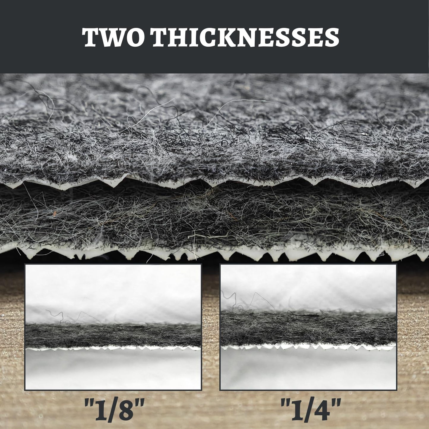 100% Waterproof Rug pad, 6x9 ft Area Rug Non-Slip Rug Pads, Carpet Pads for All Floors and finishes, Felt pad for Hardwood Floors, Keep Carpets in Place Soft and Secure