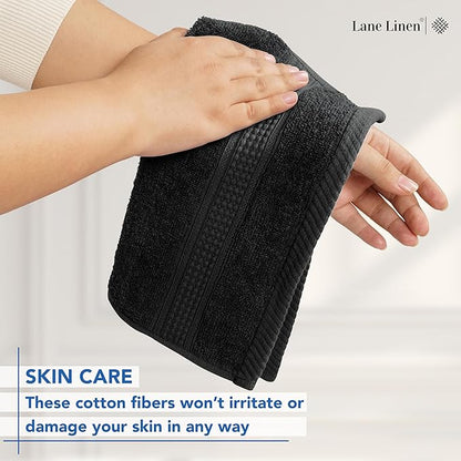 Black Hand Towels for Bathroom