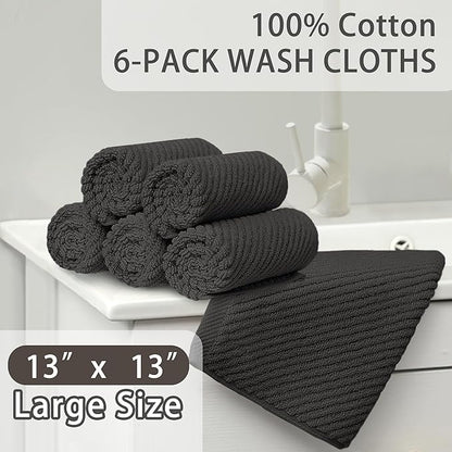 VOOVA & MOVAS Grey Washcloths