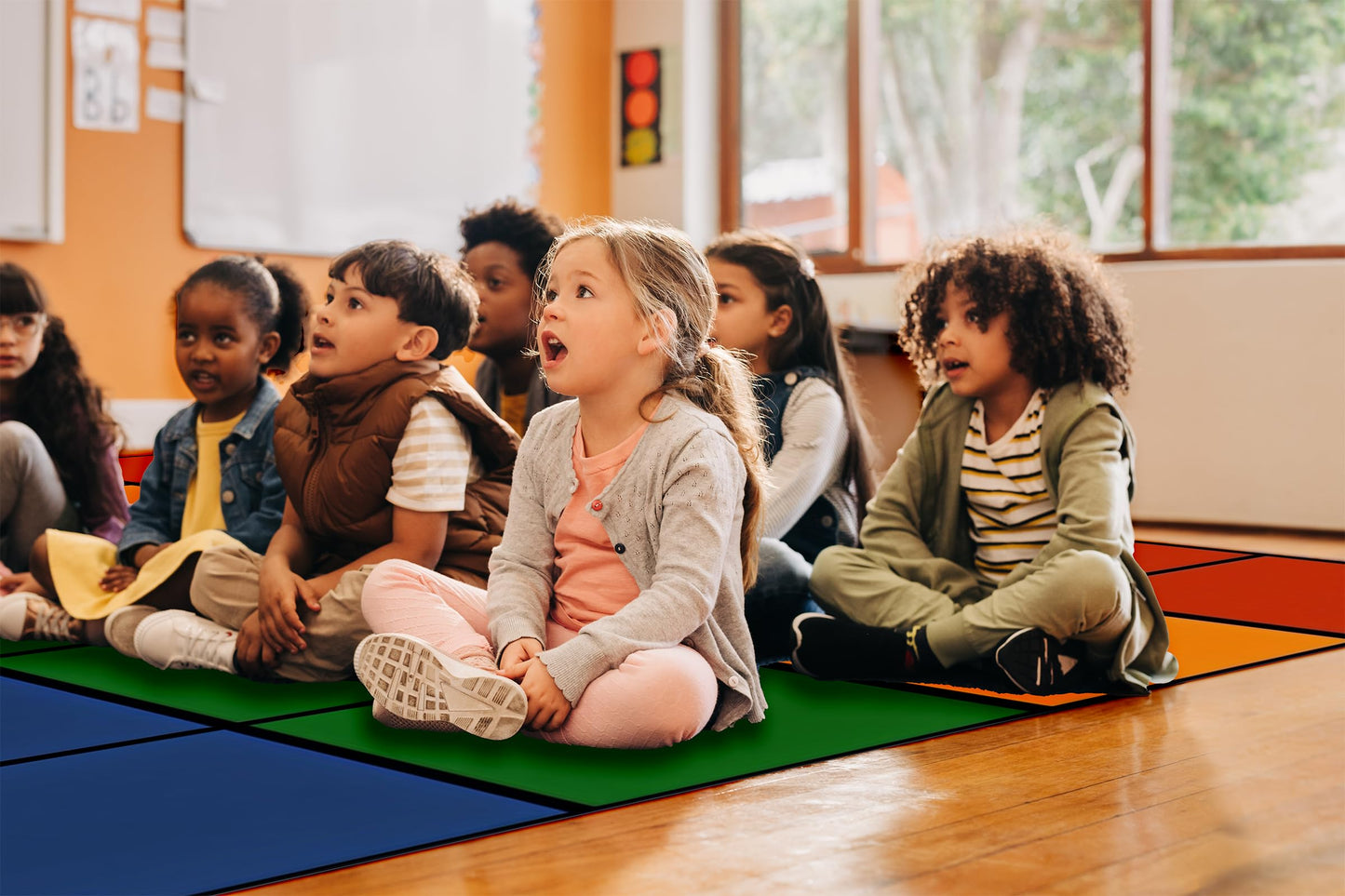 OPAMAN Large Classroom Rug 8x12 for Elementary, Classroom Rugs Carpets