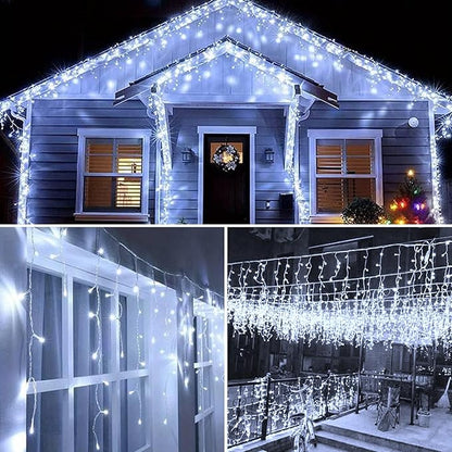 52FT Christmas Lights Outdoor Decorations 480LED Fairy String Light 12 Lighting Modes with Timer Memory Waterproof Christmas Light for Yard Roof Party Holiday Wedding Garden Decor
