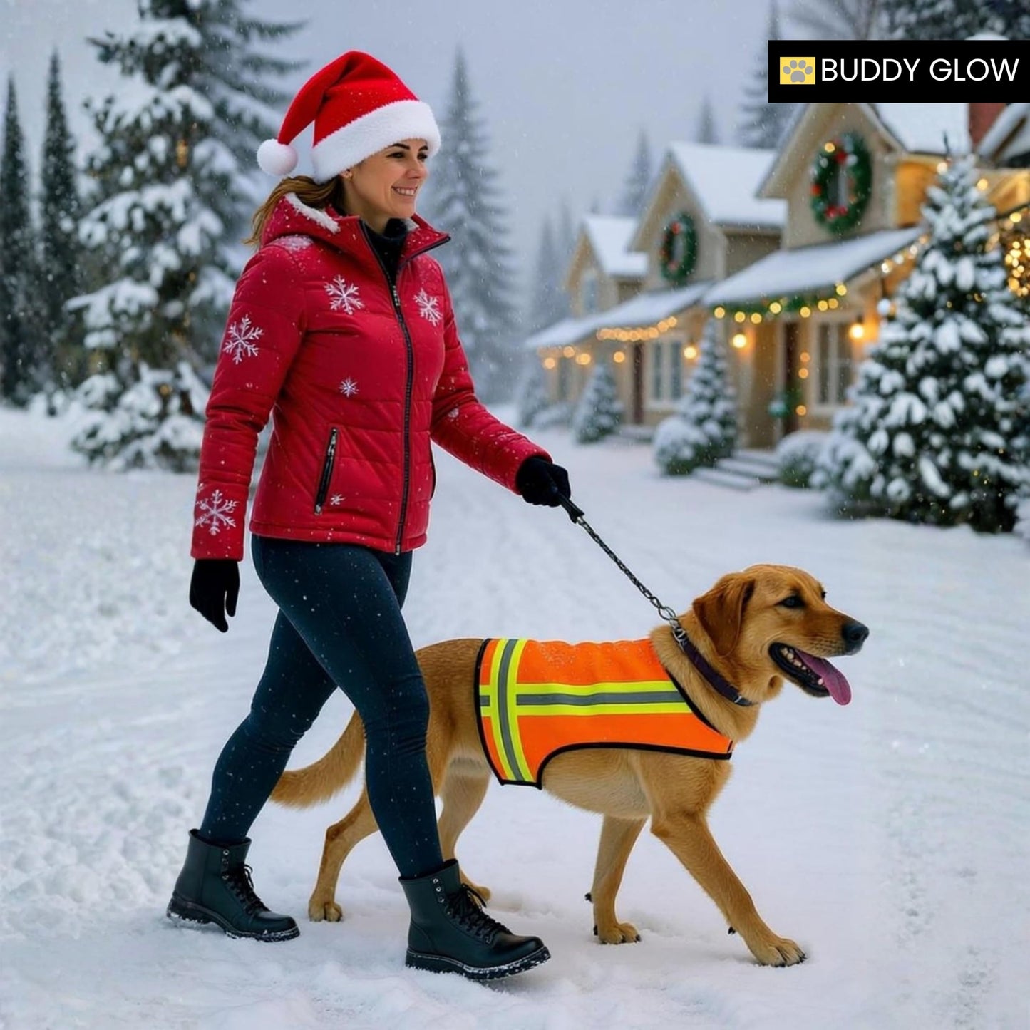 Reflective Dog Vest. Hi Visibility Blaze Orange Hunting Safety Vest Adjustable, Lightweight for Outdoor use - Hiking, Walking & Hunting. Water Resistant for Toy and Tiny Breeds (X-Small)
