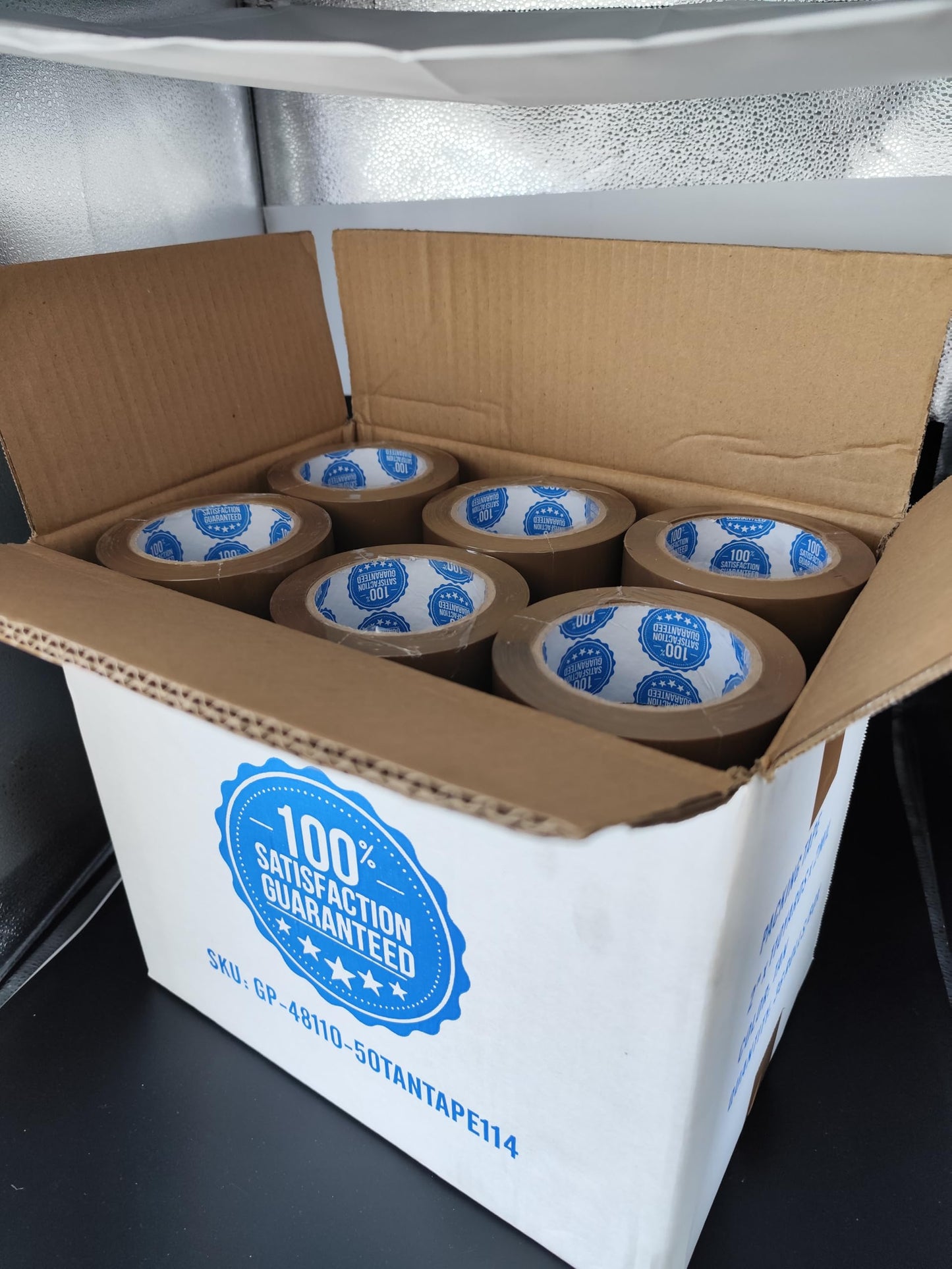 Packaging Tape 3 inch Wide 110 Yards Heavy Duty - 24 Rolls Brown Shipping Tape for Packing, Strong Adhesive Carton Sealing Tape for Moving and Mailing Boxes, Commercial Grade Packing Supplies