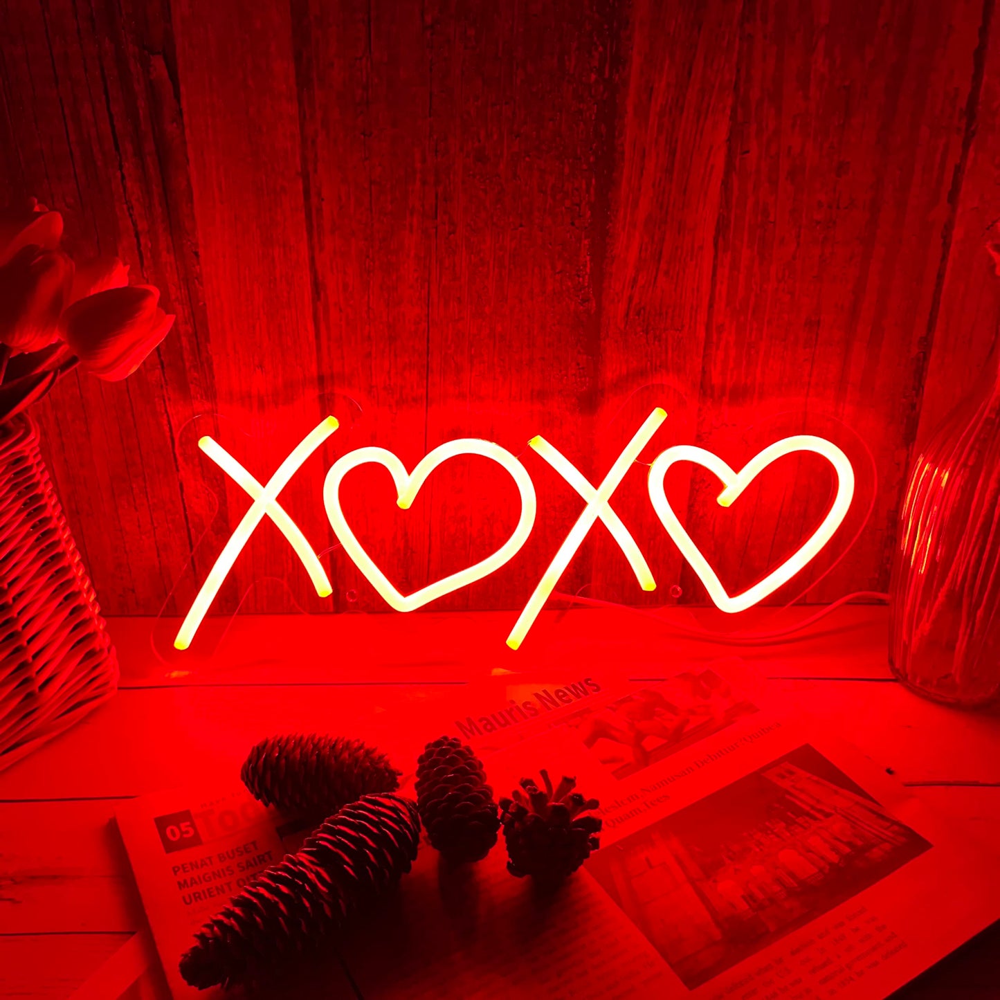 Its a Love Story Neon Sign, Warm White USB Led Light Up Signs for Bedroom Aesthetic Birthday Wedding Party Gift Boyfriend Girlfriend Lover Women Men Room Bathroom Decoration Gift, 15.7 x 11.8 Inch