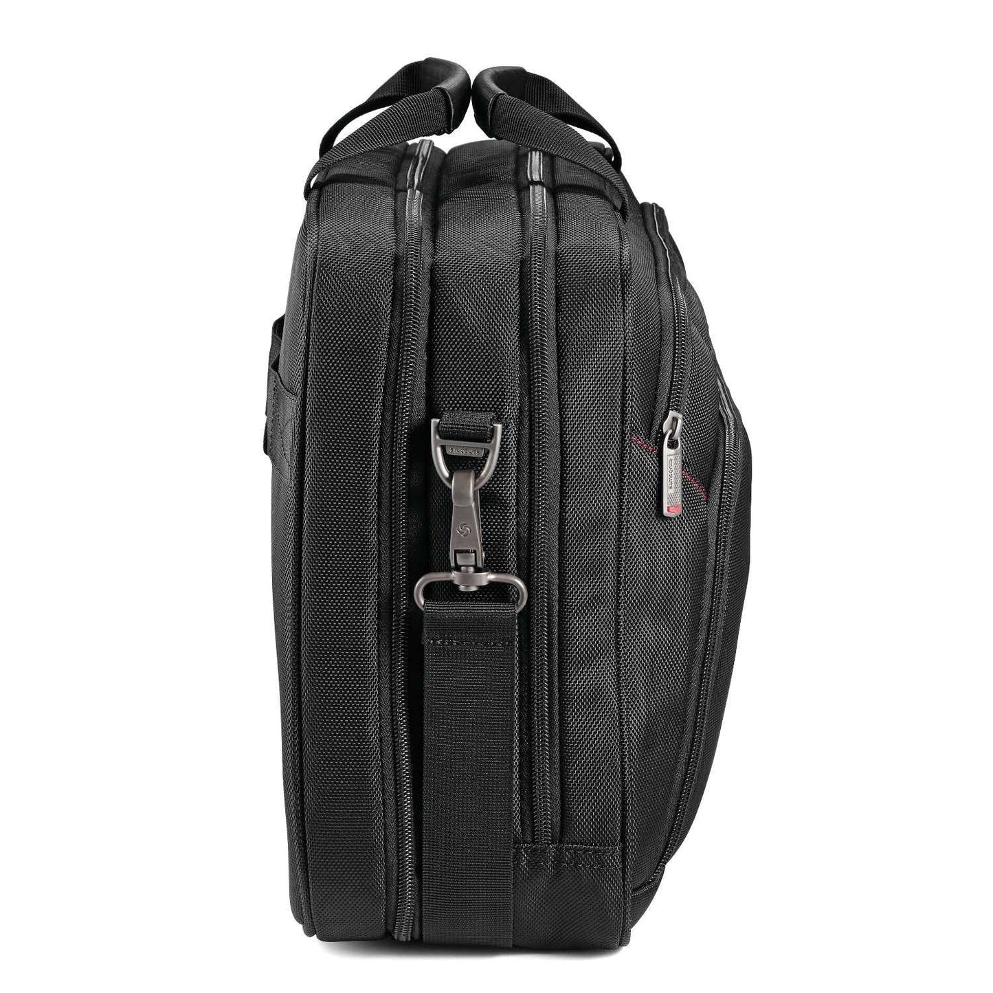 Samsonite Xenon 3.0 Gusset Check-Point Friendly Tech Locker Brief, Black, Double Gusset