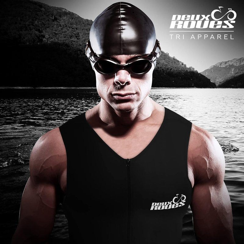 Youth Triathlon Suit for Kids | Sleeveless Cycling Skin Suit - Includes Race Bib Belt
