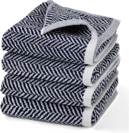 Cleanbear Hand Towels for Bathroom Set of 4