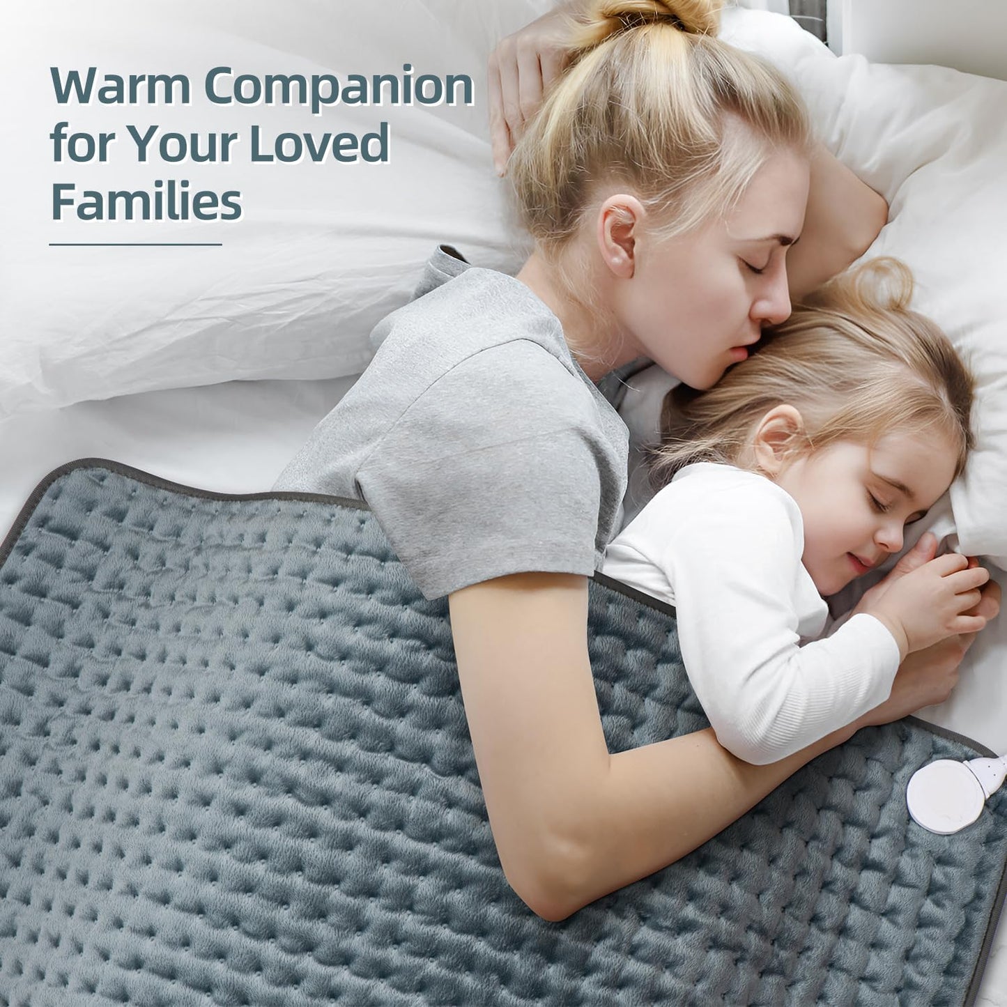 XXXL Heating Pad for Back Pain Relief, Heated Pad for Neck/Shoulders/Legs/Knees/Feet/Cramps, 6 Heat Settings Auto-Off, Heat Pads for Women, Birthday Mothers Day Gifts for Mom Wife Grandma Her, 17"x33"