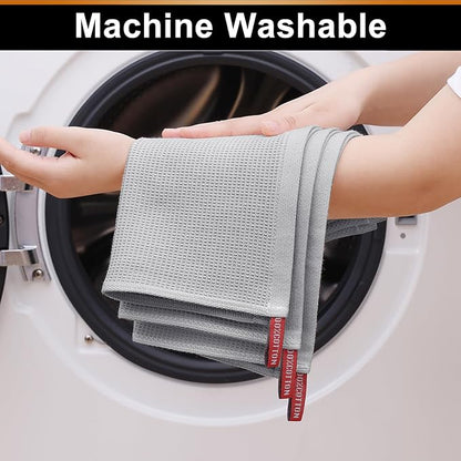Homaxy 100% Cotton Waffle Weave Dish Cloths