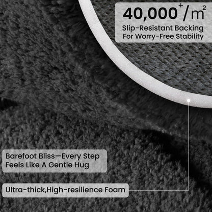Sour Lemon 8x10 Area Rugs for Living Room, Washable Grey Rugs for Bedroom Large Soft Area Rugs Indoor, Modern Non Slip Rug Carpet for Bedroom Kids Room Dorm Dining Room Office Home Decor
