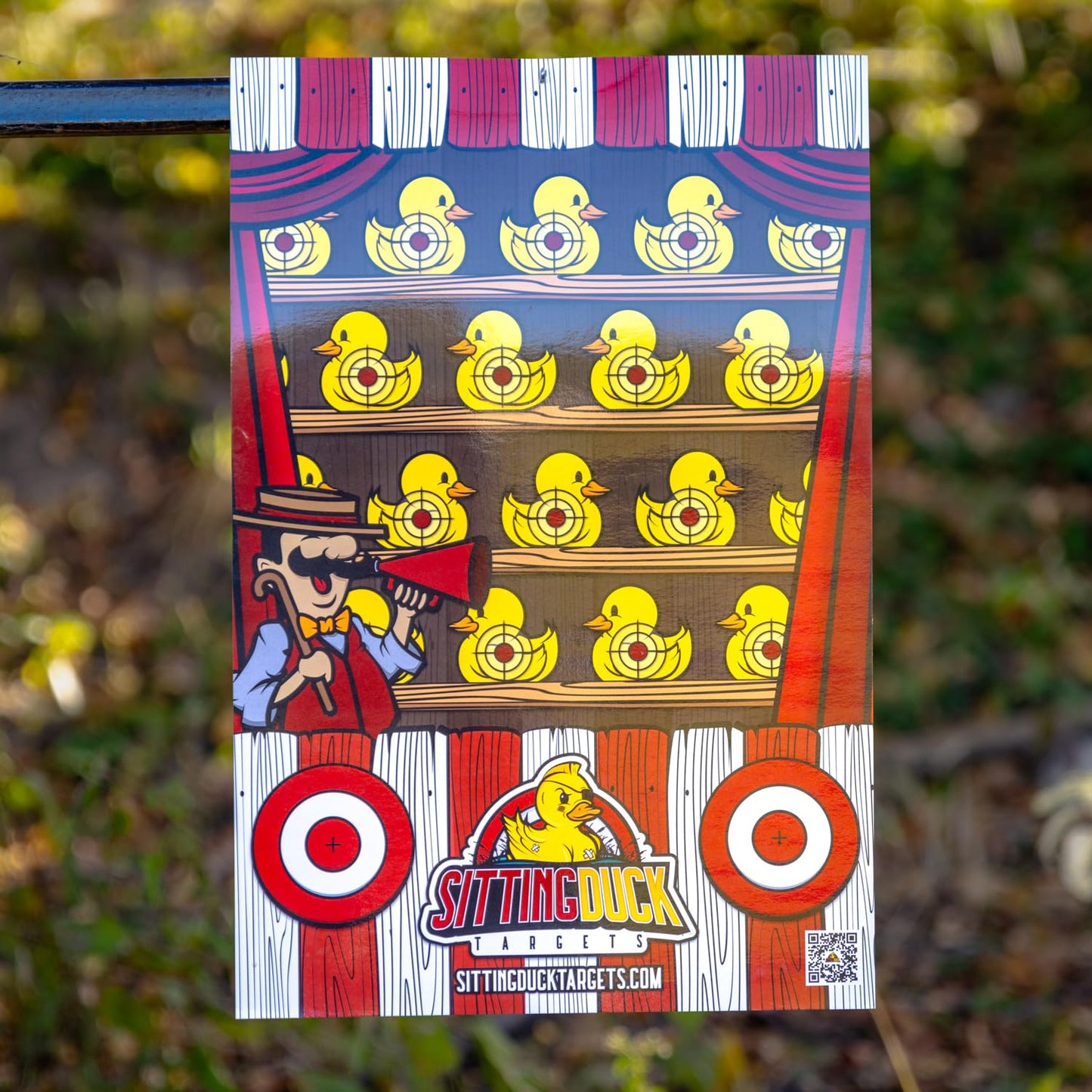 Duck Shooting Gallery | 12x18 Inch Premium Paper Targets | Sitting Duck Targets (10 Targets)