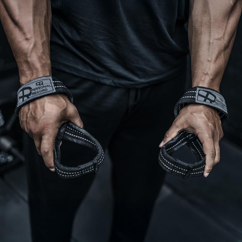 Deadlift Straps - Heavy Duty Figure 8 Weightlifting Straps for Powerlifting & Bodybuilding | Strong Grip Support for Men & Women