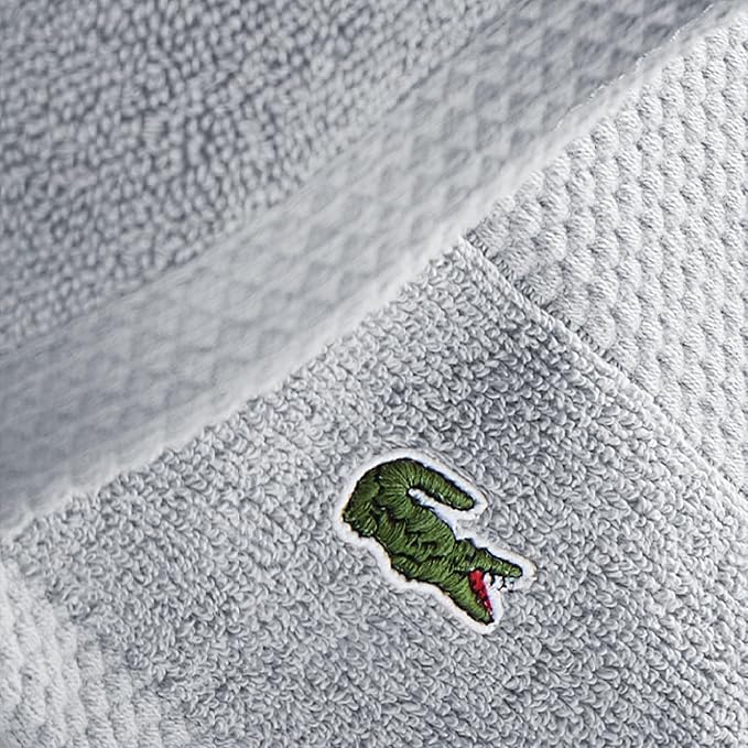 Lacoste Heritage 100% Supima Cotton Hand Towel, Premium Super Soft Bath Towel