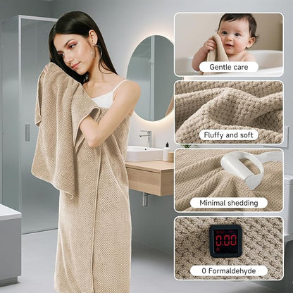 REDKISS 6-Piece Bath Towel Set