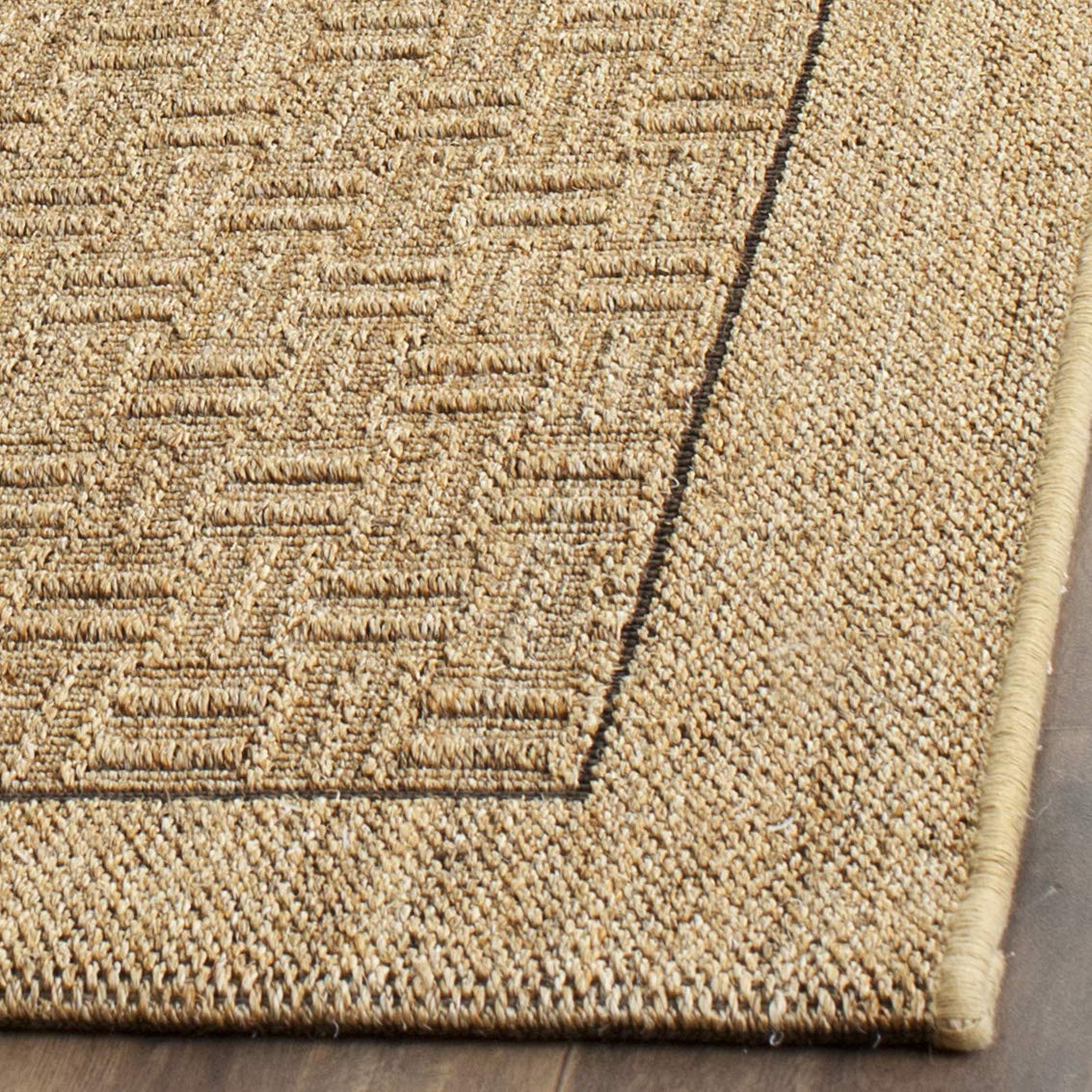 SAFAVIEH Palm Beach Collection Area Rug - 9' x 12', Natural, Sisal Design, Non-Shedding & Easy Care, Ideal for High Traffic Areas in Living Room, Bedroom (PAB359A)